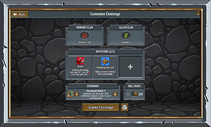 Custom challenge